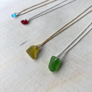 Basic seaglass kettingen