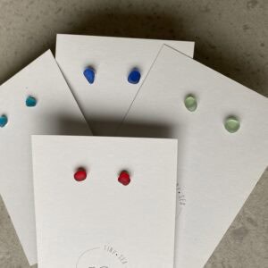 Basic seaglass studs